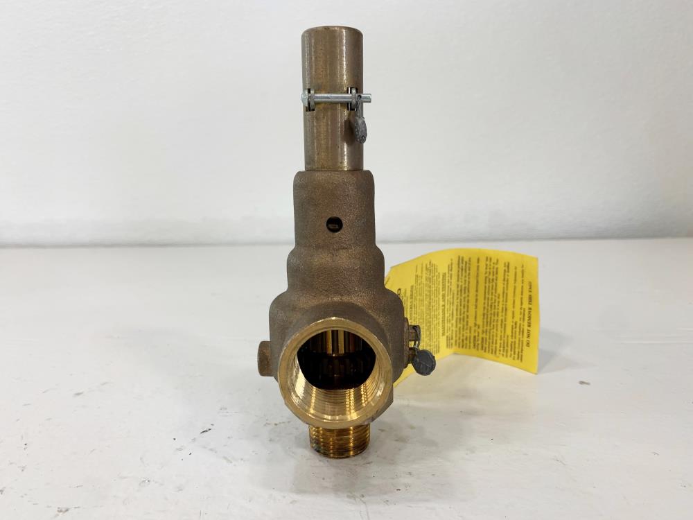 Conbraco 3/4" x 1" NPT 125# Bronze Safety Relief Valve 19KEDA125